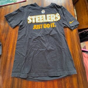 black Steelers t shirt